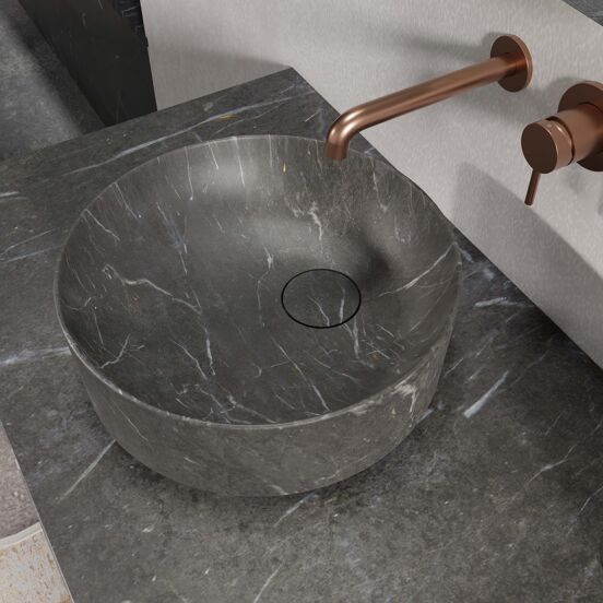 Balmani Fato waskom Pietra Grey marmer rond Ø 37,5 cm