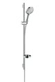 Hansgrohe Raindance Select S 120 barre de douche 101 cm avec douchette 12 cm 3 fonctions chrome et blanc brillants