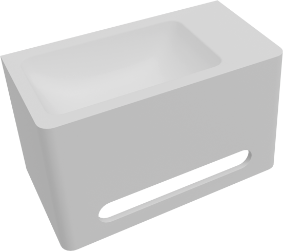 Balmani Deco handenwasser 40 x 22 cm matte Solid Surface