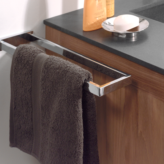 Blaufoss Noma porte-serviette double chrome 41 cm