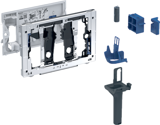 Geberit Duofix UP720 Sigma bâti-support, support sticks de toilette inclus