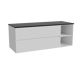Storke Edge meuble salle de bains avec tablette pour vasques Panton