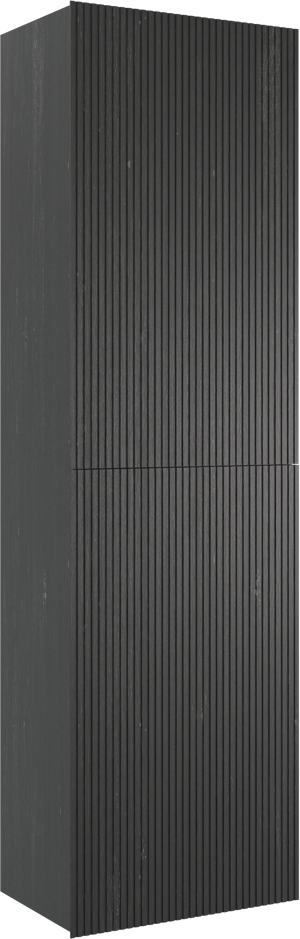 Balmani Fila zwevende badkamerkast fineer zwarte eik 42 x 30 x 150 cm