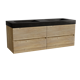 Storke Edge meuble salle de bains avec plan vasque Scuro High
