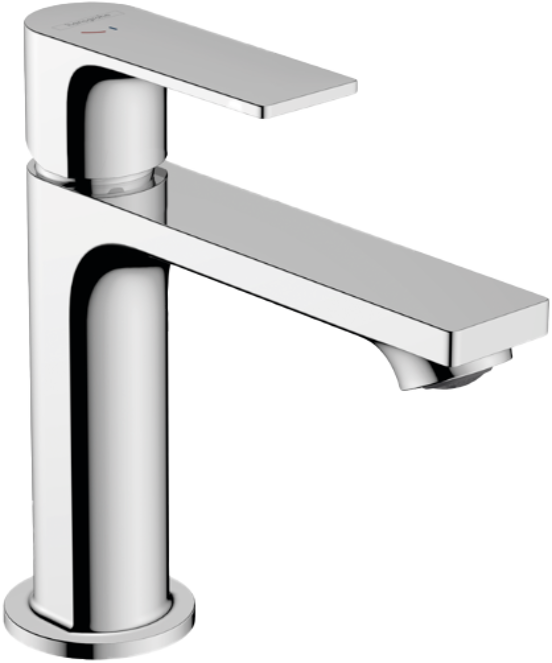 Hansgrohe Rebris 110 Niedrige Waschtischarmatur Chrom glänzend