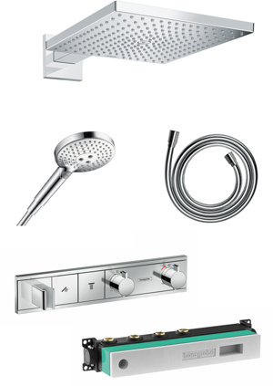 Hansgrohe Rainselect colonne de douche encastrée