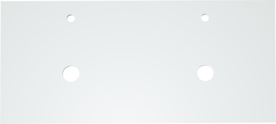 Balmani Facetta dubbel tablet matte Solid Surface 120 x 55 cm