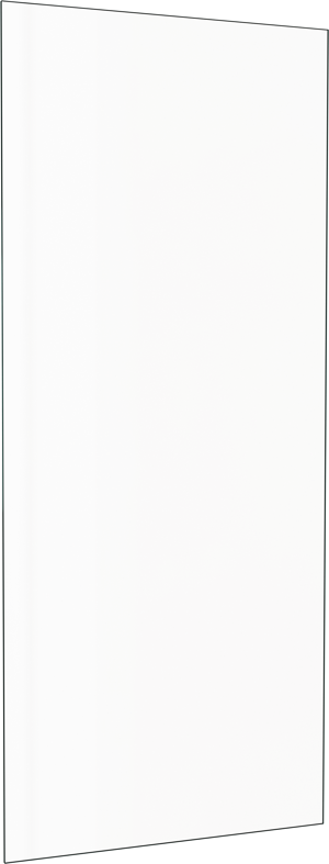 Balmani Senses Design zijpaneel 80 cm x 210 cm Helder glas