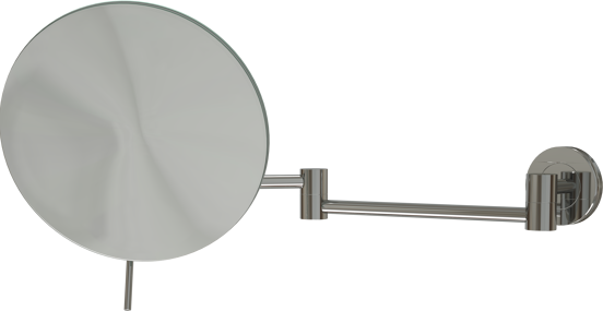 Blaufoss miroir de maquillage rond chrome suspendu 20 cm