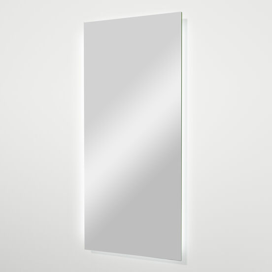 Balmani Giro Badspiegel mit Beleuchtung: Rechteckig, 40 x 90 cm