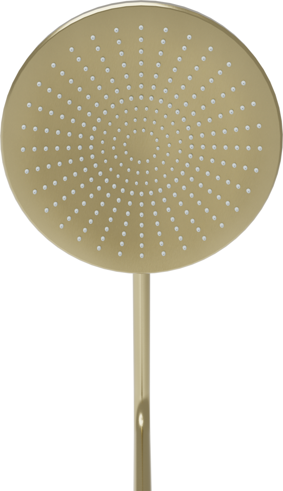 Blaufoss Onos 250 colonne de douche de pluie robinet thermostatique Brushed Champagne Gold