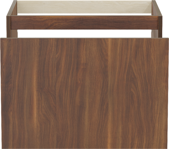 Balmani Sfera meuble sous-vasque suspendu 67,5 x 55 cm noyer Américain 2 tiroirs