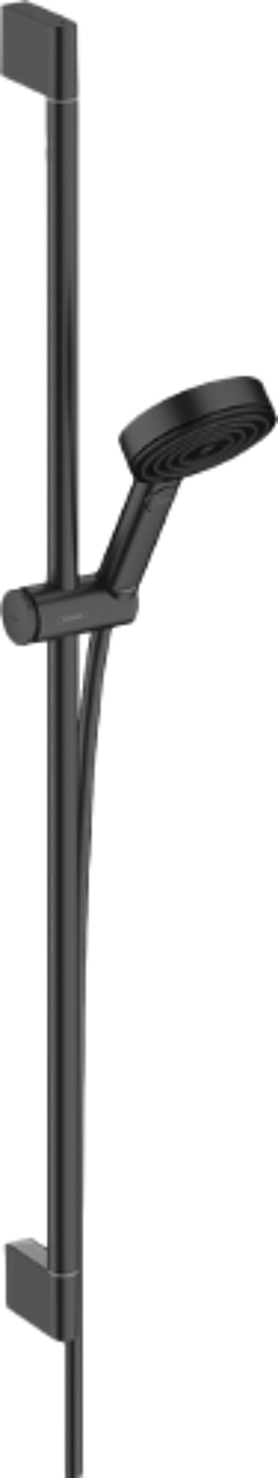 Hansgrohe Pulsify Select S Duschstange mit Brausekopf 10,5cm 3 Strahlfunktionen Schwarz matt