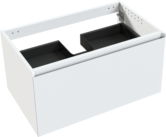 Balmani Idra meuble sous-vasque suspendu 90 x 55 cm blanc mat 2 tiroirs