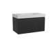 Storke Ribs meuble salle de bains avec lavabo Mata High