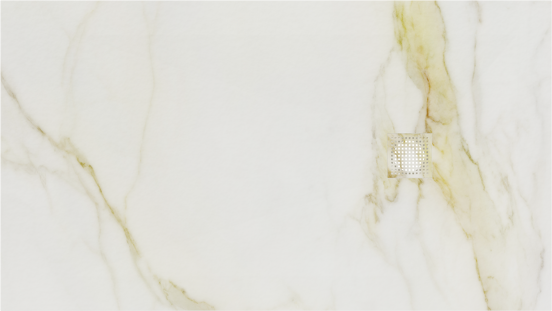 Balmani Impress receveur de douche 160 x 90 cm composite aspect marbre blanc structure rock