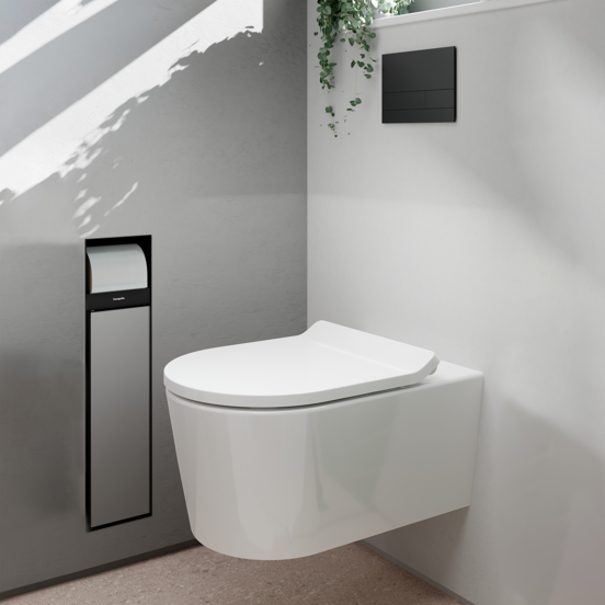 Hansgrohe Elupura S wc suspendu blanc brillant bride de rinçage fine