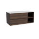 Storke Edge meuble salle de bains avec tablette pour vasques Tavola