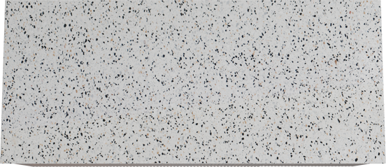 Storke Ribs zwevend badmeubel 120 x 52 cm notenhout met Tavola enkel of dubbel wastafelblad in mat wit/zwart terrazzo, Verticale symmetrische rechte ribbel