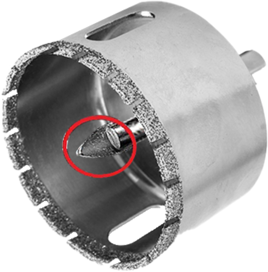 Santeg scie-cloche diamant avec pointe centrale Ø 72 mm