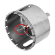 Santeg Diamantbohrer mit Zentrierhilfe