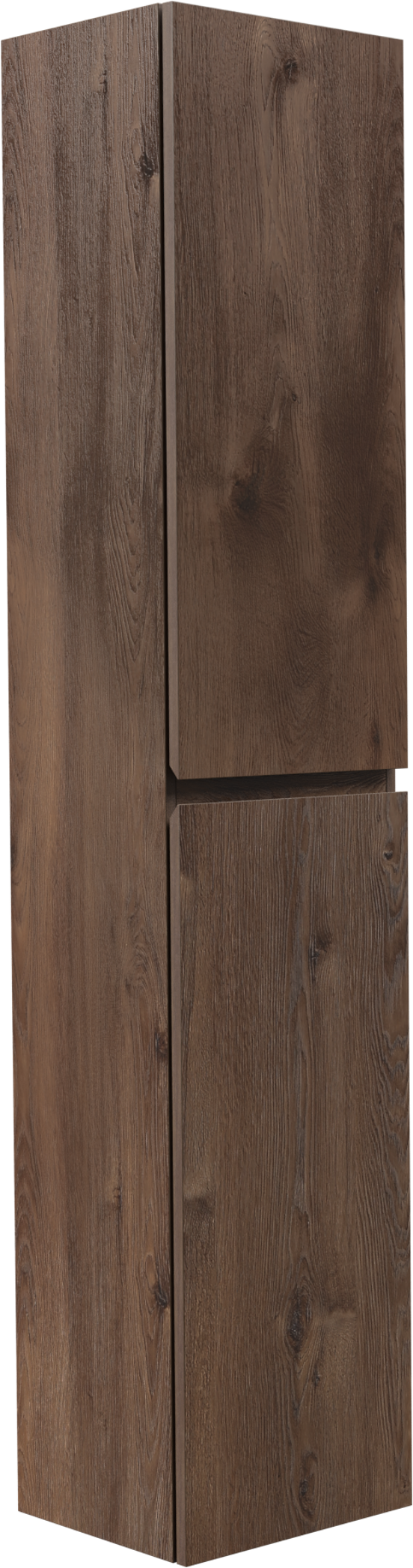 Linie Lado zwevende badkamerkast bruine eik 35 x 30 x 170 cm