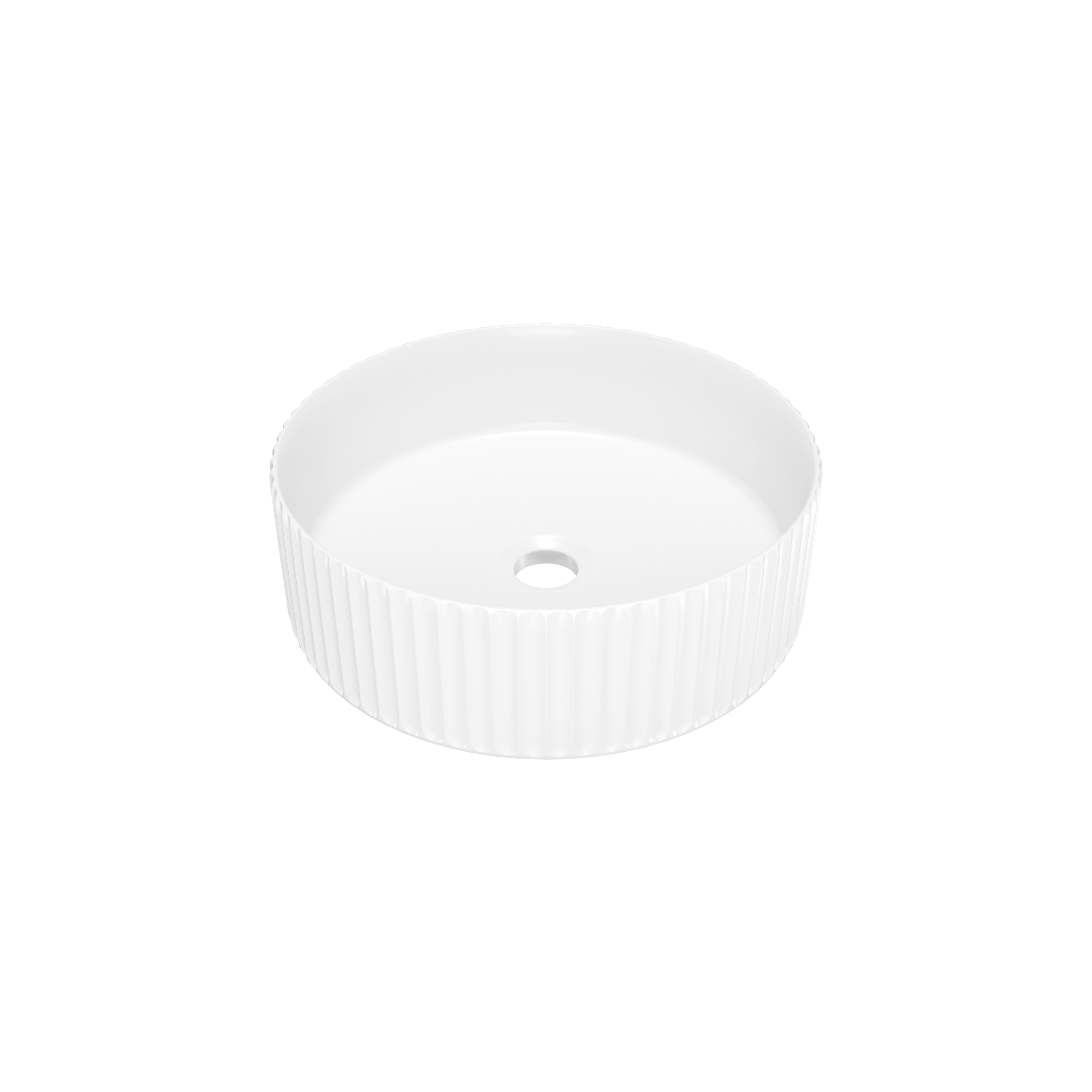 Luca Varess Verona waskom mat witte porselein rond Ø 36 cm