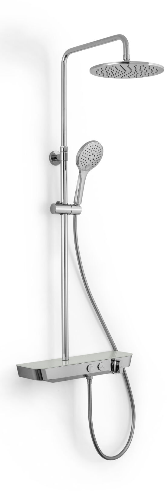Blaufoss Dreamblade MT 250 colonne de douche de pluie tablette mitigeur thermostatique chrome brillant