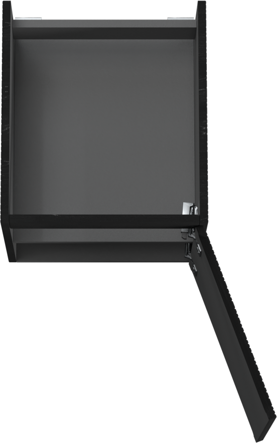 Storke Ribs zwevende wastafelonderkast 45 x 52 cm zwarte eik