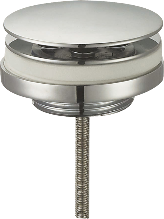 Santeg Unidrainer MX afvoerplug niet afsluitbaar Brushed CoolMetal