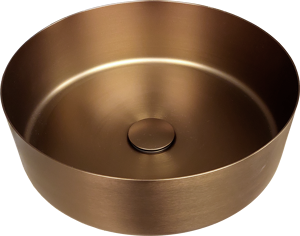 Balmani Accia waskom Brushed Rosegold roestvrij staal rond Ø 36 cm