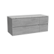 Storke Edge badkamermeubel met Tavola wastafelblad voor waskom(men)