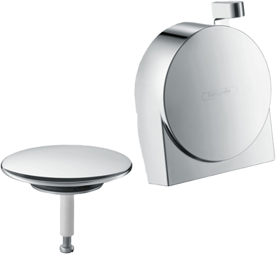 Hansgrohe Exafill Badvulling overloop -en afvoergarnituur Glanzend chroom
