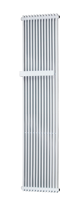 Vipera Corrason enkele badkamerradiator 40 x 180 cm centrale verwarming hoogglans wit zijaansluiting 1.339W