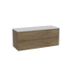 Storke Edge meuble salle de bains avec tablette pour vasques Tavola