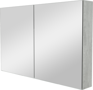 Storke Reflecta spiegelkast 120 x 75 cm beton donkergrijs