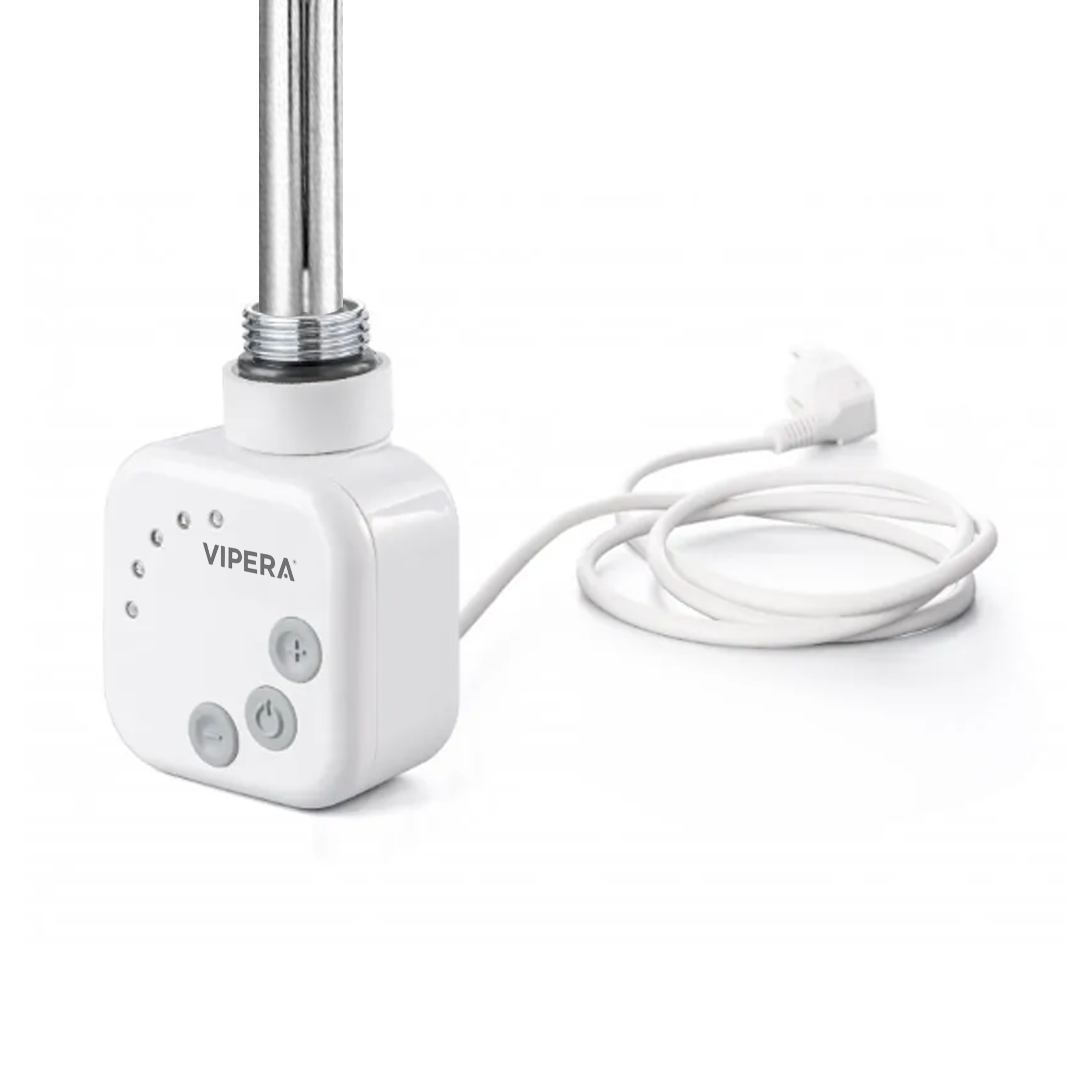 Vipera radiator thermostaat voor elektrische handdoekradiator 500W analoog wit
