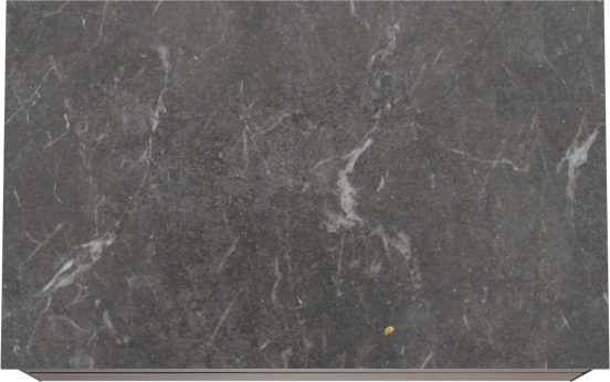 Balmani Mitra meuble salle de bains suspendu 90 x 55 cm noyer américain avec Stretto tablette simple en marbre pietra grey
