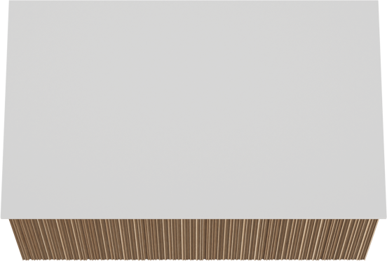 Balmani Forma zwevend badkamermeubel 90 x 55 cm natuur eik met Stretto enkel tablet in solid surface mat wit, Verticale asymmetrische ronde ribbel