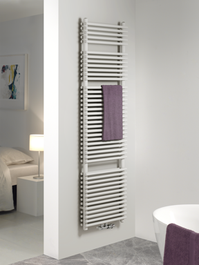 Vipera Alegria dubbele handdoekradiator 50 x 180 cm centrale verwarming hoogglans wit zij- en middenaansluiting 1.575W