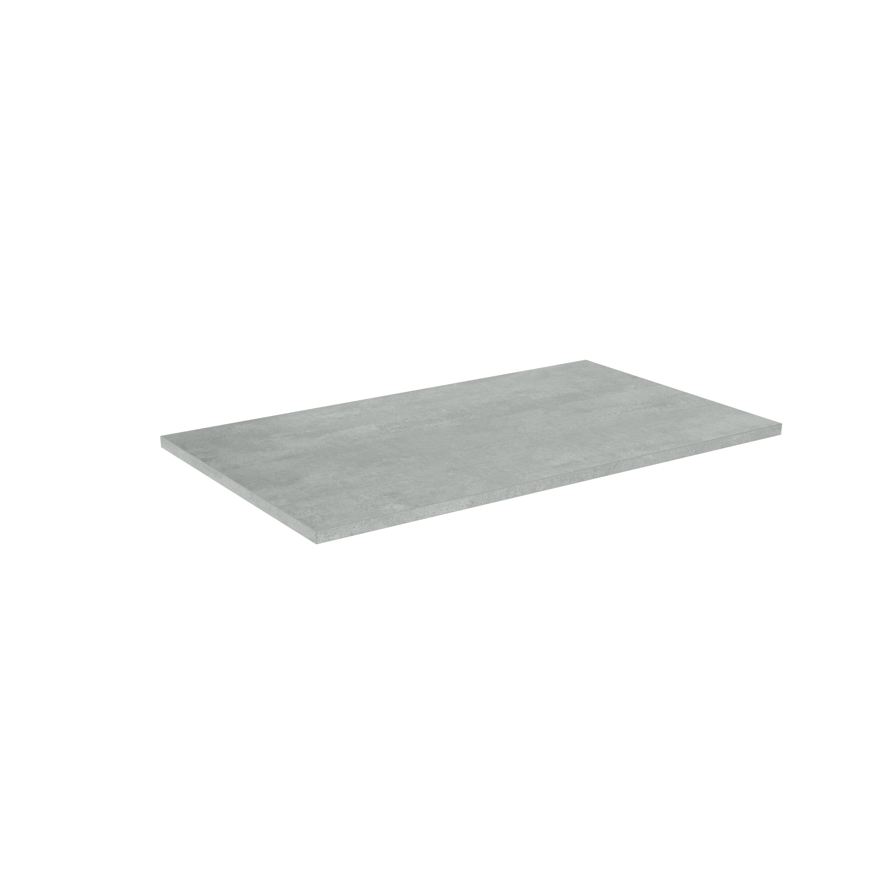 Linie Lado enkel wastafelblad beton donkergrijze melamine 80,5 x 46,5 cm