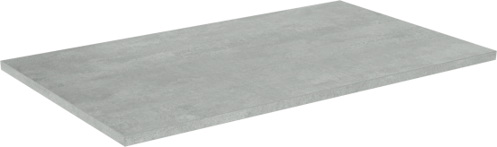 Linie Lado enkel tablet beton donkergrijze melamine 80 x 46 cm