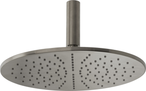 Blaufoss Round 300 Regendusche Duschkopf: Rund, Deckeneinbau, 30 cm, Brushed Gunmetal