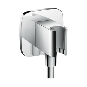 Hansgrohe FixFit Porter E Wandhalter mit Duschschlauchanschluss 1/2" chrom glänzend