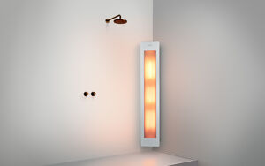Sunshower One L Infrarood Opbouw in hoek white