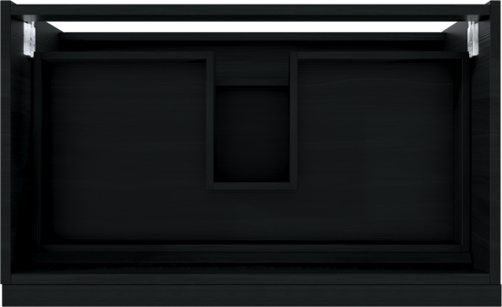 Balmani Forma meuble sous-vasque suspendu 90 x 55 cm chêne noir 2 tiroirs