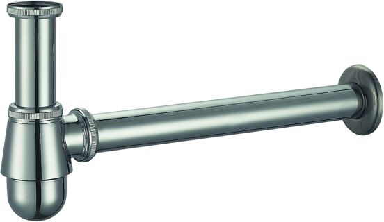 Luca Varess Calibro bidet suspendu et Verna élément d'encastrement pour bidet à poser avec Blaufoss Lima robinet chrome brillant et siphon