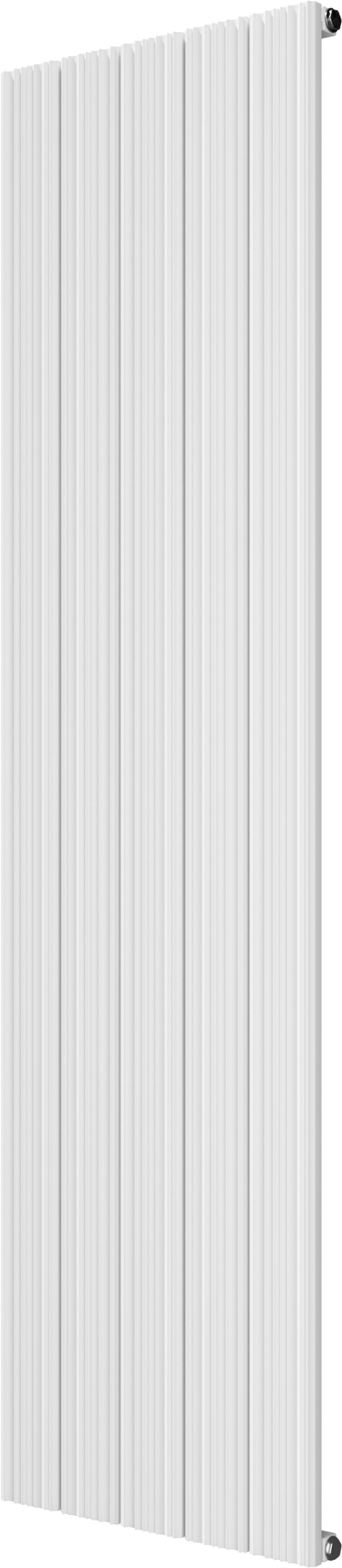 Vipera Mares enkele handdoekradiator 47 x 180 cm centrale verwarming mat wit zij- en middenaansluiting 1259W