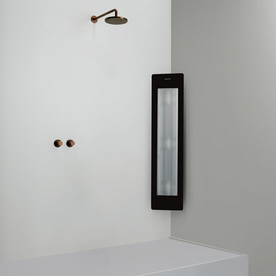 Sunshower Plus M Infrarood en UV Opbouw in hoek black