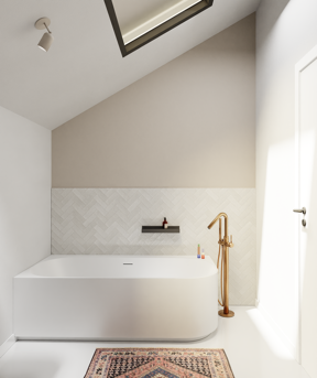 Luca Varess Laguna 2-Personen-Eckbadewanne: links, 170 x 85 cm, Acryl Weiß matt